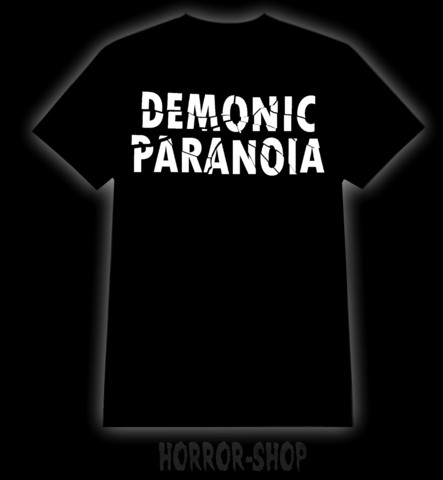 Demonic paranoia t-shirt, ladyfit and tanktop