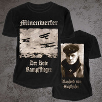 MINENWERFER Der Rote Kampfflieger Black t-shirt