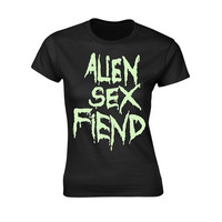 ALIEN SEX FIEND LOGO girlie t-shirt