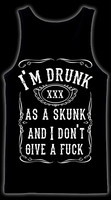 Drunk as a skunk (T-shirt, Ladyfit & Tanktop)