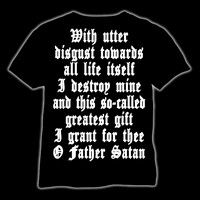 Sacrifice your life for Satan T-Shirt and Ladyfit