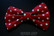 Hair decoration,  Polkadot red