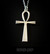ANKH, silver colour necklace