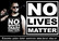 No lives matter, t-paita, hihaton ja Ladyfit