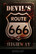 Devils route 666 -sign