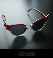 Red/glass retro cat eye aurinkolasit