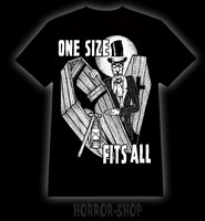 One size fits all t-paita