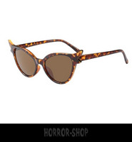 Candy Leopard retro cat eye aurinkolasit