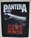Pantera Vulgar display of power selkälippu