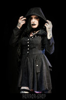 Grey ghost coat with hood