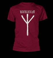 Burzum rune maroon, t-shirt