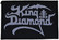 KING DIAMOND logo kangasmerkki