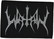 WATAIN Silver Logo patch