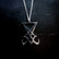Sigil of Lucifer, silver color, small