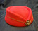 Stewardess hat, retro, red