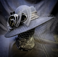 Black fascinator