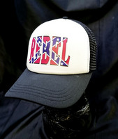 Rebel Boogi trucker cap black-and-white