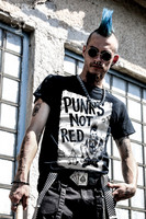 Punks not red - t-shirt and ladyfit