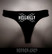 Hellbilly stringit valkoisella painatuksella