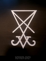 Sigil of Lucifer sticker cutted shape/with transfer film