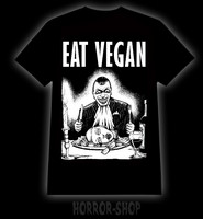 Eat vegan t-shirt and Ladyfit