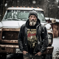 Old School Backwoods Moonshiners, t-shirt and ladyfit