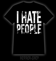 I HATE PEOPLE t-shirt, ladyfit and tanktop