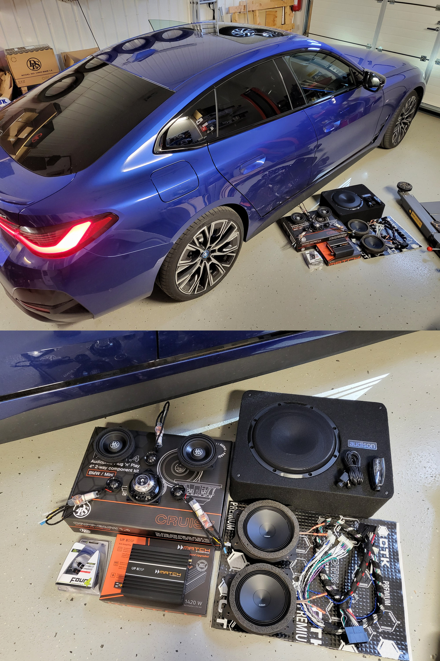 Kit upgrade audio hi fi BMW 1 F40 hi fi base - DSP version full