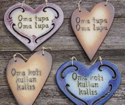 oma koti kullan kallis -, oma tupa oma lupa kyltit