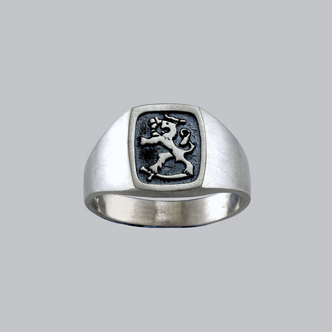 Finnish Lion emblem ring