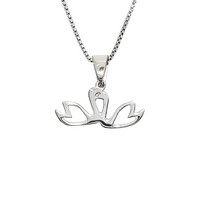 Swan Couple pendant