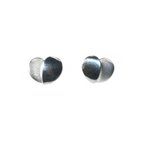 Silver earrings Hearts