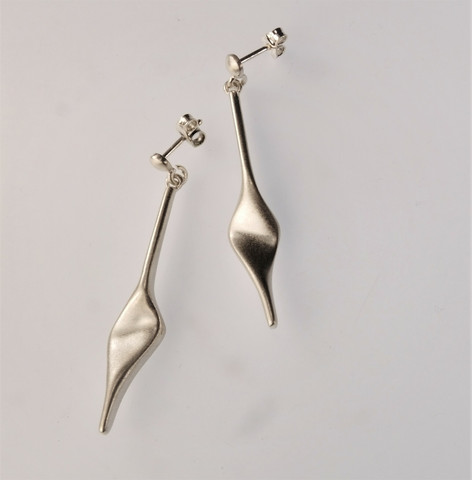 Silver earrings Puro