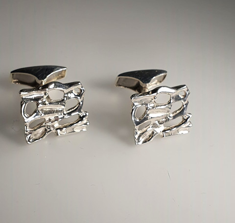 Cuff links Icy Stream