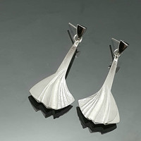 Snowfly earrings