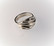 Eco silver ring Waves