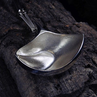 Vintage silver pendant Boat