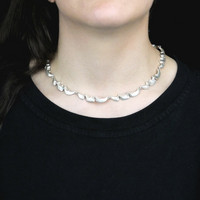 Vintage silver collier Riptide
