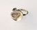 Hopeinen vintagesormus Moon Wind
