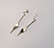 Silver earrings Puro