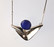 Vintage silver necklace Tulip