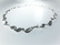Upea hopeinen collier