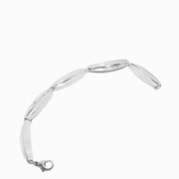 Silver chain bracelet