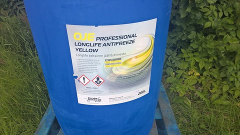 Keltainen jäähdytinneste 200l, tiiviste