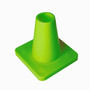 Weighted 15 cm marker cone, lime