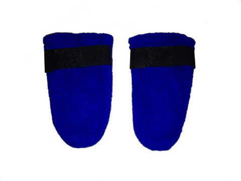 Fleece boots, Blue