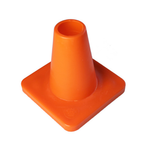 Weighted 15 cm marker cone, orange