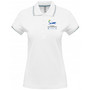 Women´s short sleeved  polo shirt White