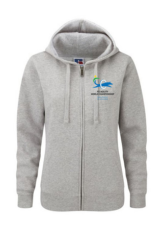 Women´s Premium AUTHENTIC Full Zip Hooded Light Oxford