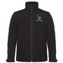 Lasten Softshell hupullinen takki  Musta